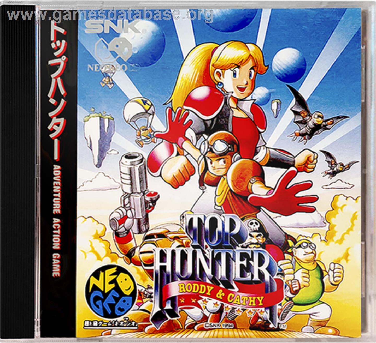 Top Hunter: Roddy & Cathy - SNK Neo-Geo CD - Artwork - Box