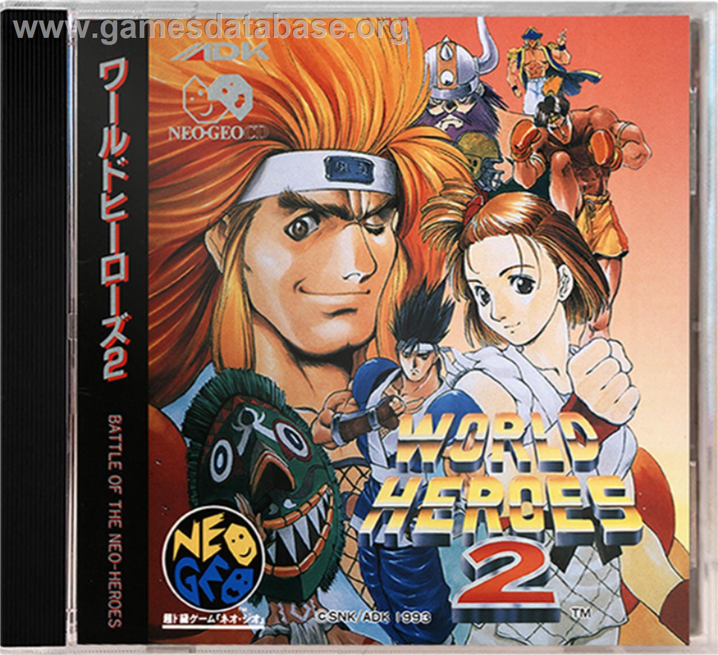 World Heroes 2 JET - SNK Neo-Geo CD - Artwork - Box