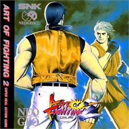 Box back cover for Art of Fighting 2 on the SNK Neo-Geo CD.