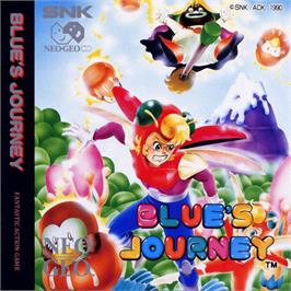 Box back cover for Blue's Journey on the SNK Neo-Geo CD.