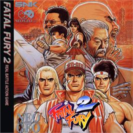 Box back cover for Fatal Fury 2 on the SNK Neo-Geo CD.