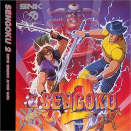 Box back cover for Sengoku 2 on the SNK Neo-Geo CD.