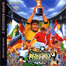 Box back cover for Super Sidekicks 2 on the SNK Neo-Geo CD.