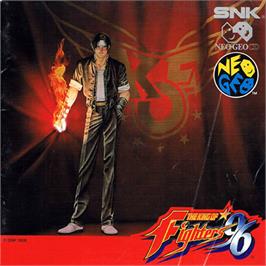 Box back cover for The King of Fighters '96 on the SNK Neo-Geo CD.