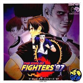 Box back cover for The King of Fighters '97 on the SNK Neo-Geo CD.