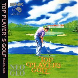 Box back cover for Top Player's Golf on the SNK Neo-Geo CD.