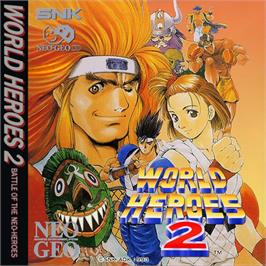 Box back cover for World Heroes 2 JET on the SNK Neo-Geo CD.