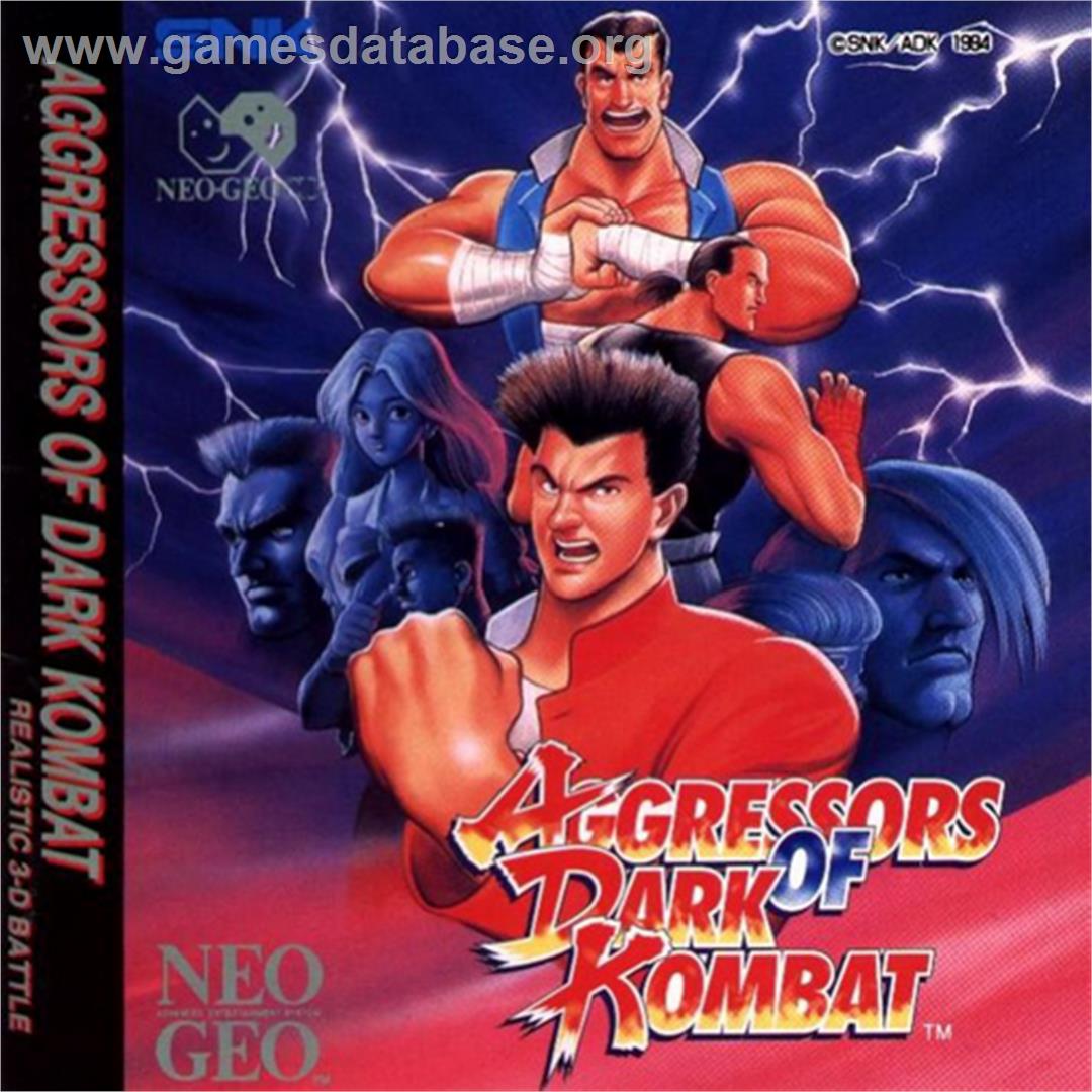 Aggressors of Dark Kombat - SNK Neo-Geo CD - Artwork - Box Back