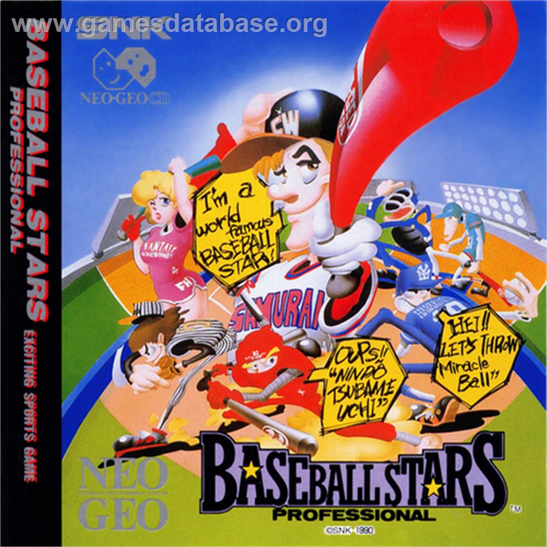 Baseball Stars Professional - SNK Neo-Geo CD - Artwork - Box Back