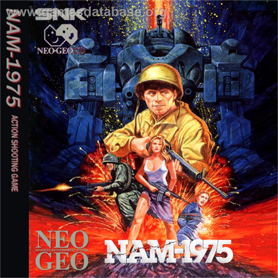 NAM-1975 - SNK Neo-Geo CD - Artwork - Box Back