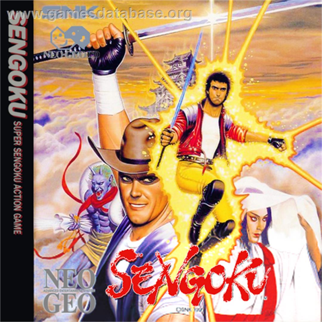 Sengoku - SNK Neo-Geo CD - Artwork - Box Back