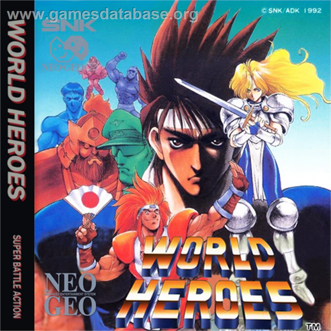 World Heroes - SNK Neo-Geo CD - Artwork - Box Back