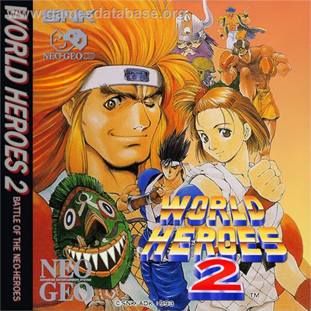 World Heroes 2 JET - SNK Neo-Geo CD - Artwork - Box Back
