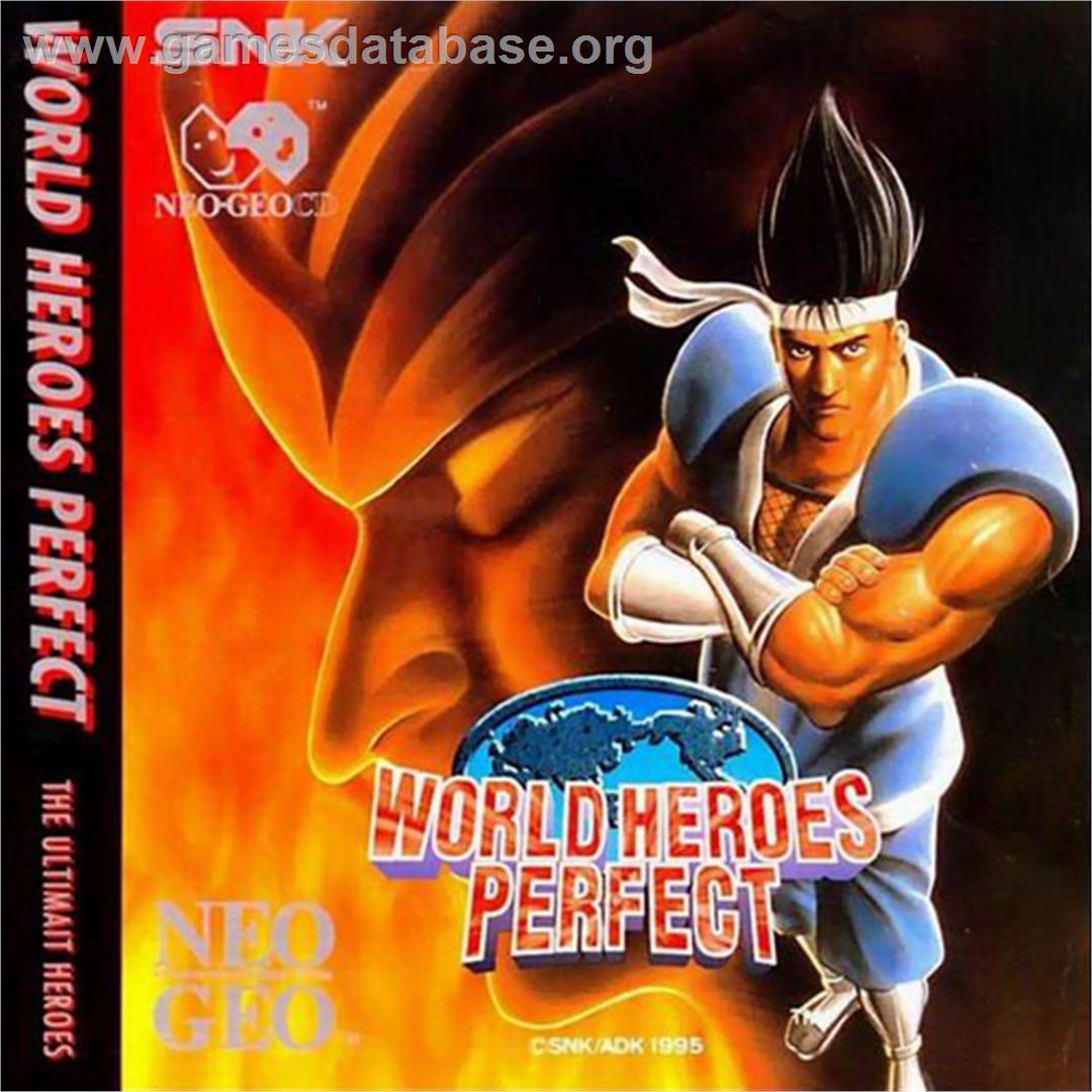 World Heroes Perfect: The Ultimate Heroes - SNK Neo-Geo CD - Artwork - Box Back