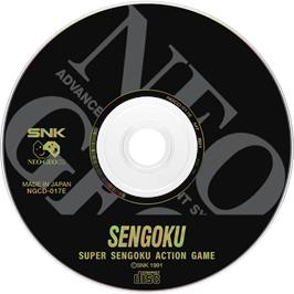 Artwork on the Disc for Sengoku on the SNK Neo-Geo CD.