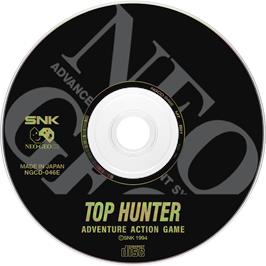 Artwork on the Disc for Top Hunter: Roddy & Cathy on the SNK Neo-Geo CD.