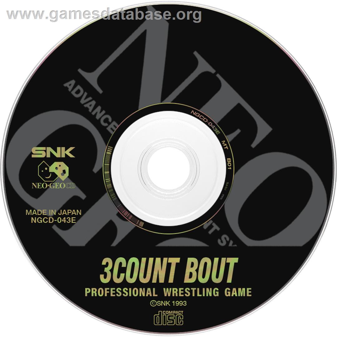 3 Count Bout - SNK Neo-Geo CD - Artwork - Disc
