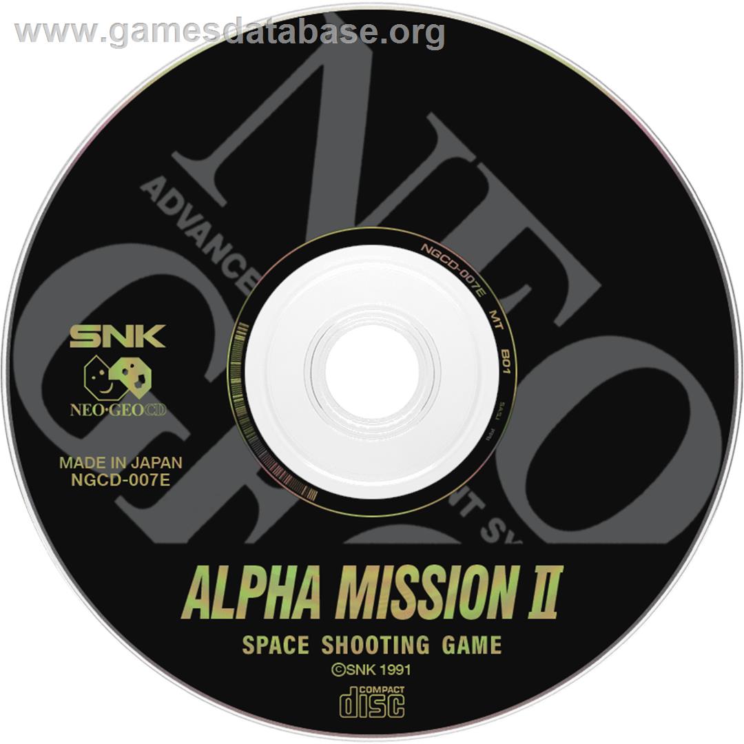 Alpha Mission II - SNK Neo-Geo CD - Artwork - Disc
