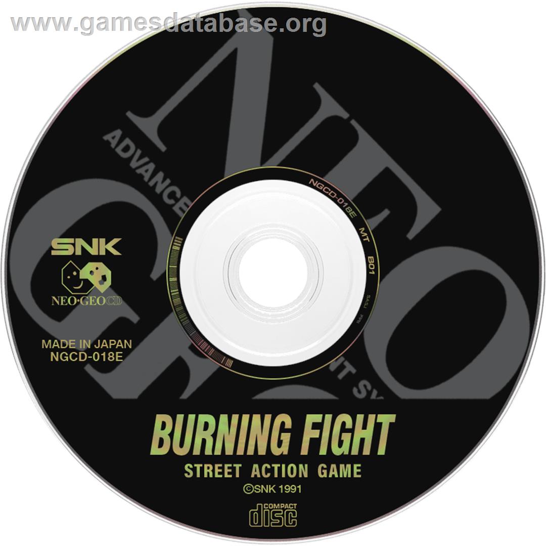 Burning Fight - SNK Neo-Geo CD - Artwork - Disc