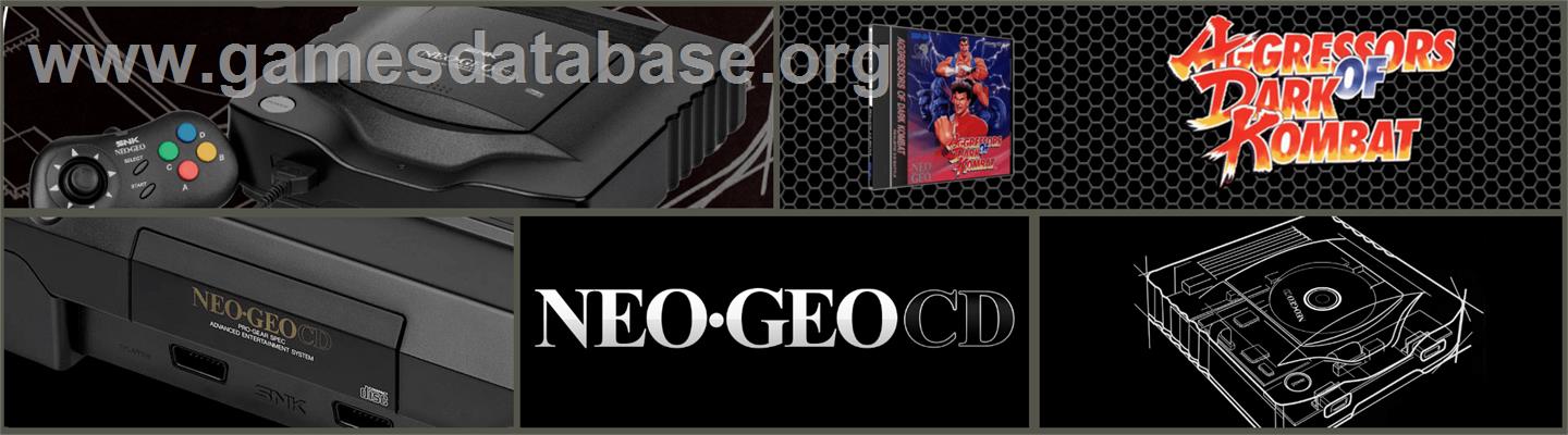Aggressors of Dark Kombat - SNK Neo-Geo CD - Artwork - Marquee