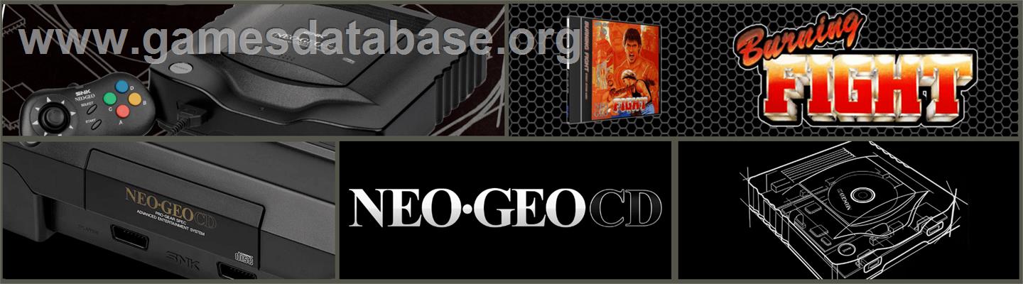 Burning Fight - SNK Neo-Geo CD - Artwork - Marquee