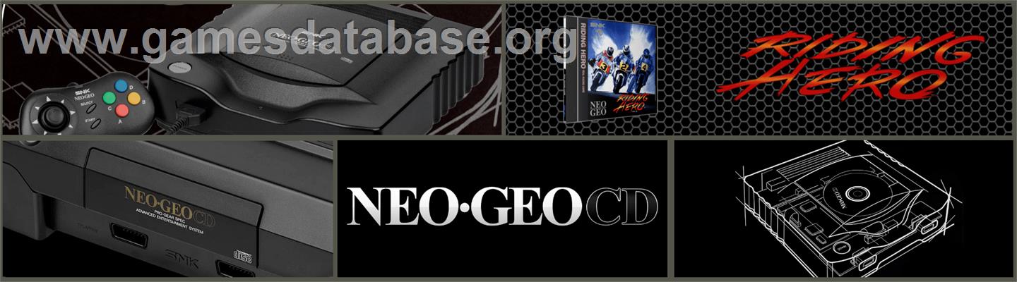 Riding Hero - SNK Neo-Geo CD - Artwork - Marquee