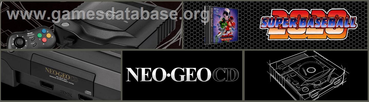 Super Baseball 2020 - SNK Neo-Geo CD - Artwork - Marquee