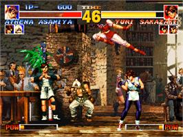 In game image of The King of Fighters '95 on the SNK Neo-Geo CD.