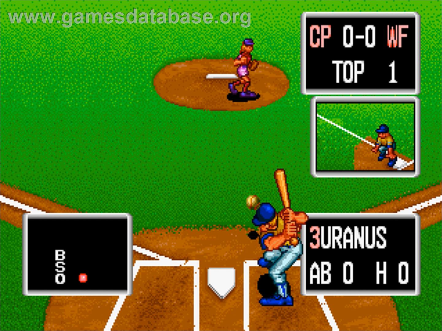 Baseball Stars Professional - SNK Neo-Geo CD - Artwork - In Game