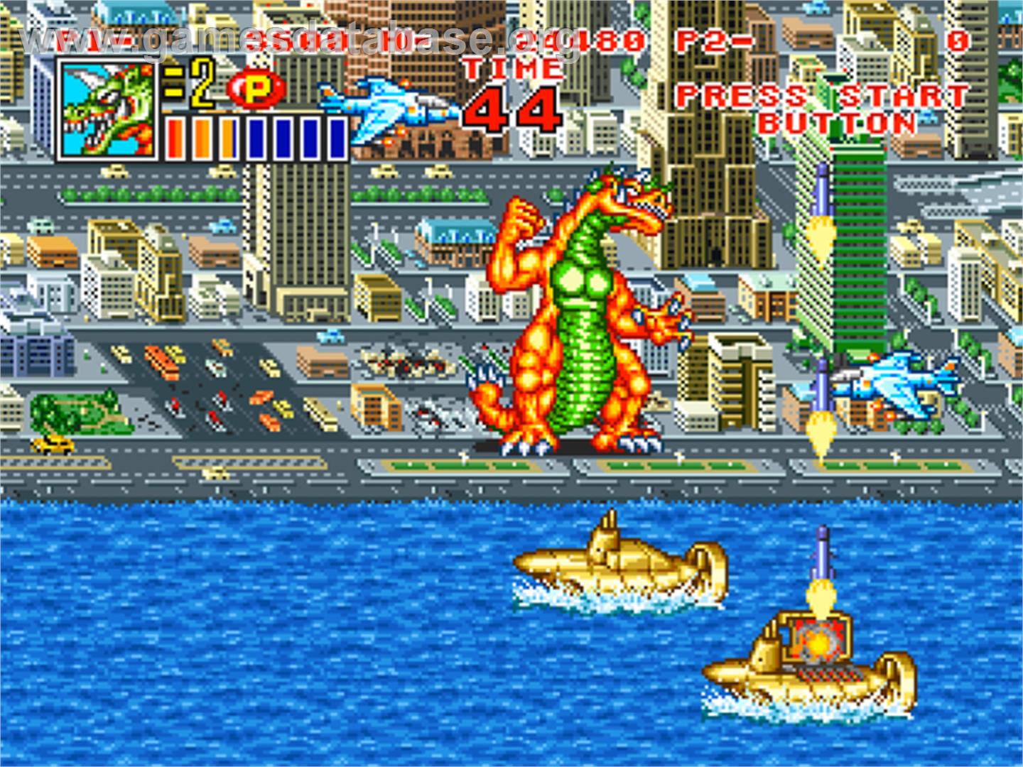King of the Monsters 2: The Next Thing - SNK Neo-Geo CD - Artwork - In Game