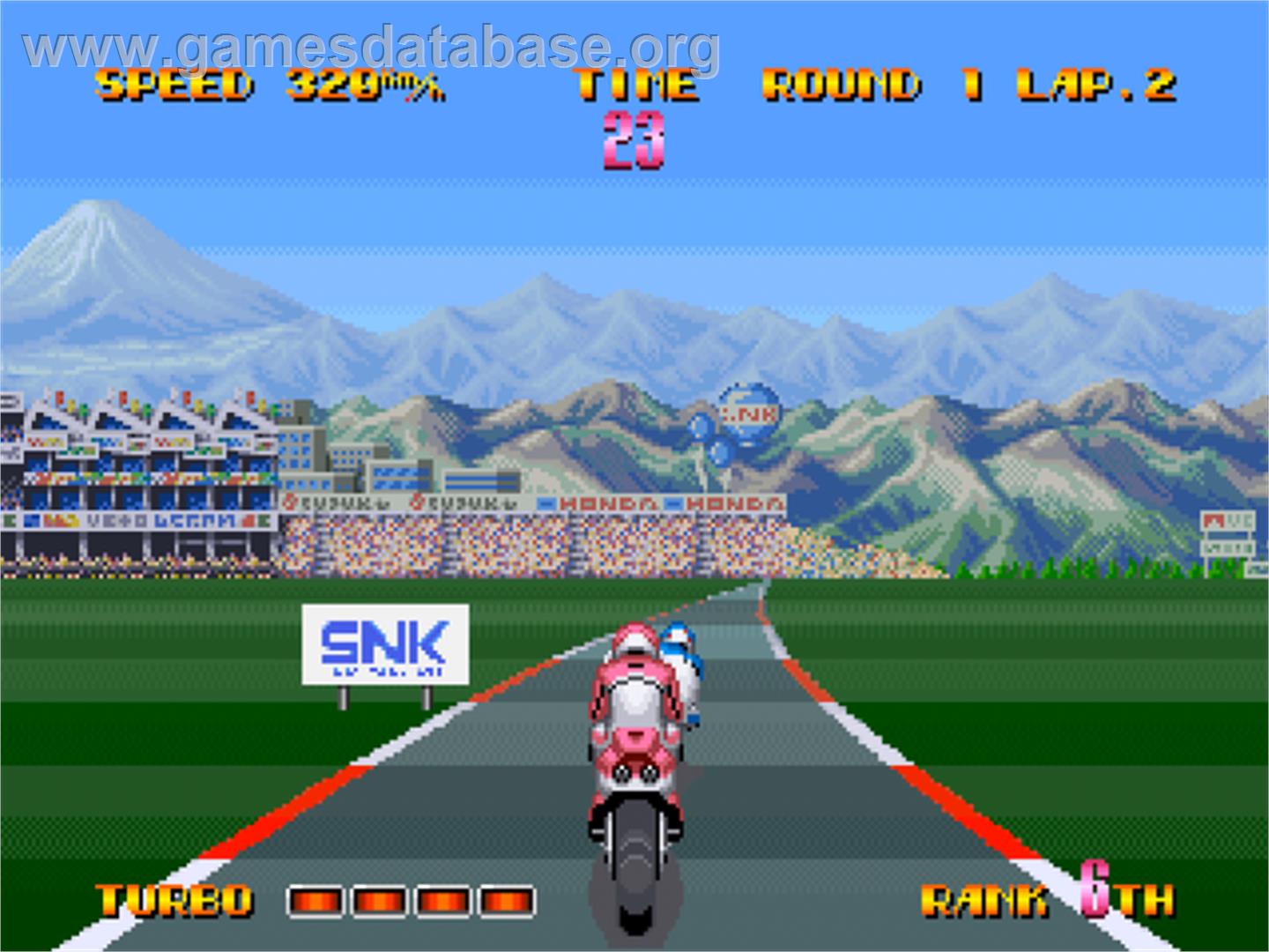 Riding Hero - SNK Neo-Geo CD - Artwork - In Game