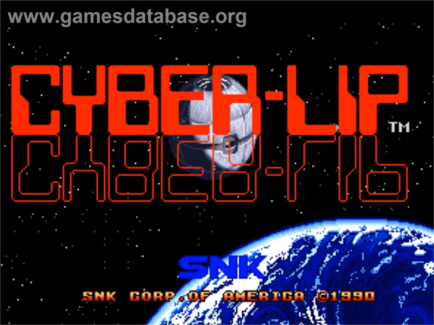 Cyber-Lip - SNK Neo-Geo CD - Artwork - Title Screen