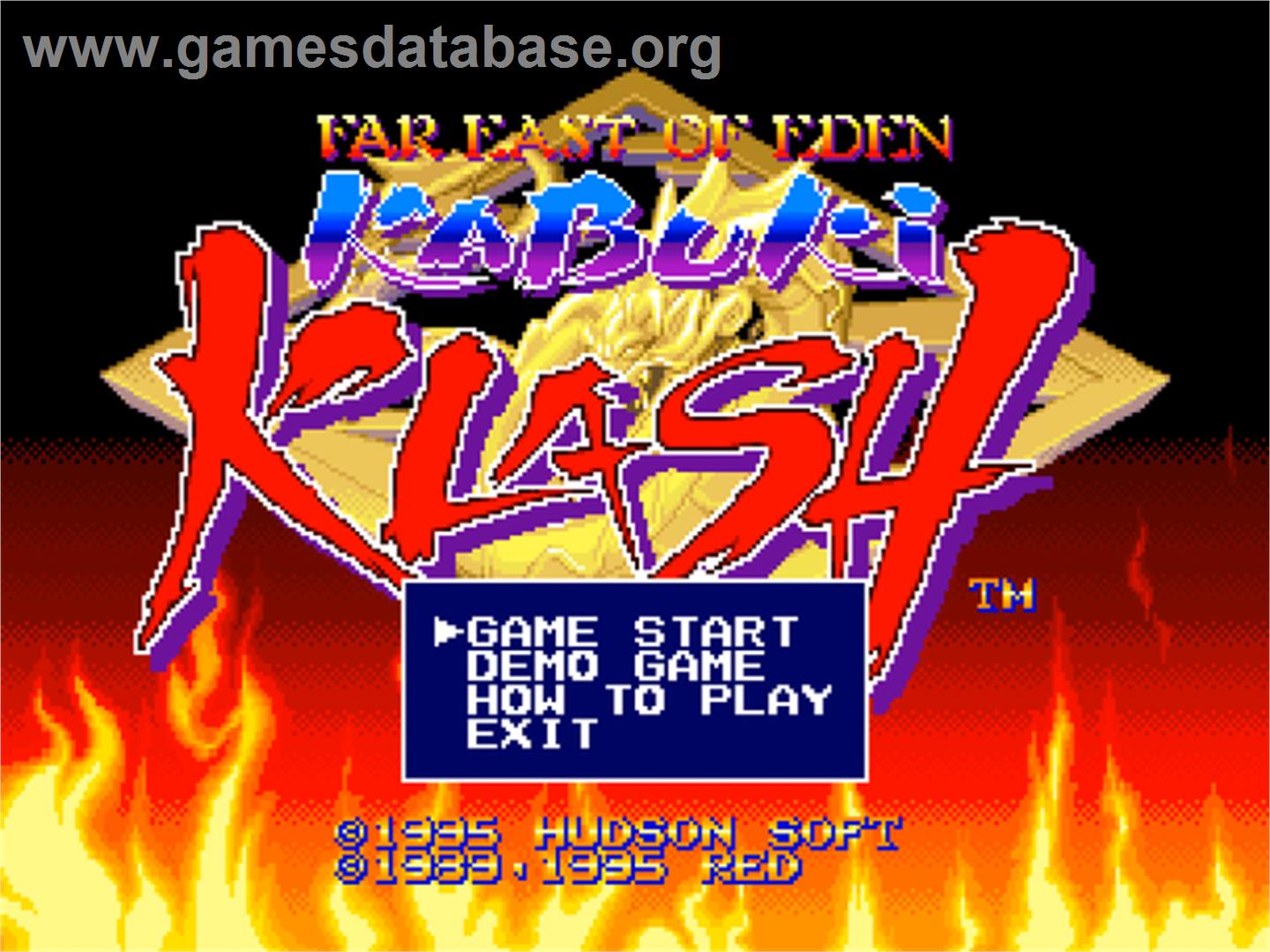 Kabuki Klash: Far East of Eden - SNK Neo-Geo CD - Artwork - Title Screen