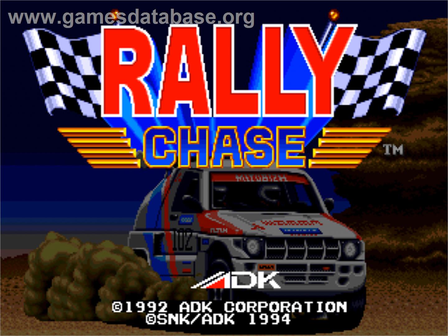 Rally Chase - SNK Neo-Geo CD - Artwork - Title Screen