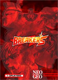 Box cover for Breakers on the SNK Neo-Geo MVS.