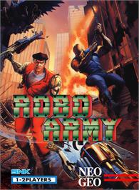 Box cover for Robo Army on the SNK Neo-Geo MVS.