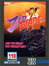 Box cover for Zed Blade on the SNK Neo-Geo MVS.