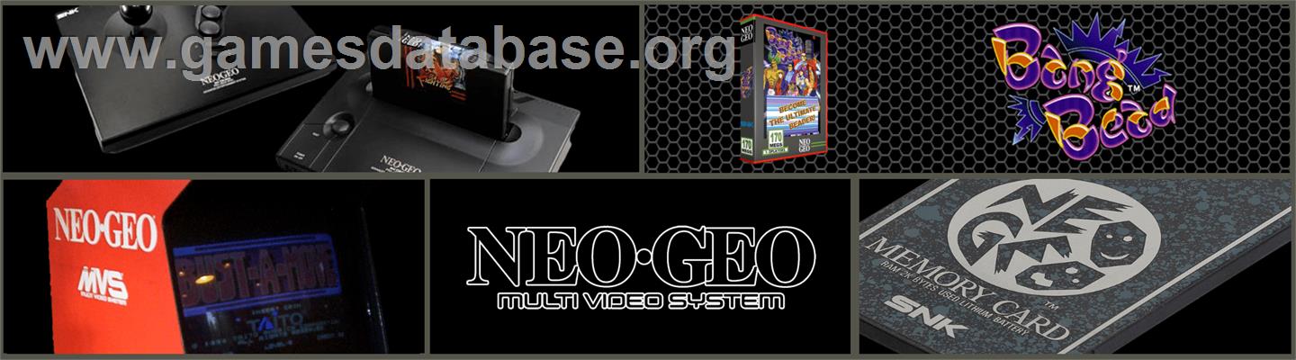 Bang Bead - SNK Neo-Geo MVS - Artwork - Marquee