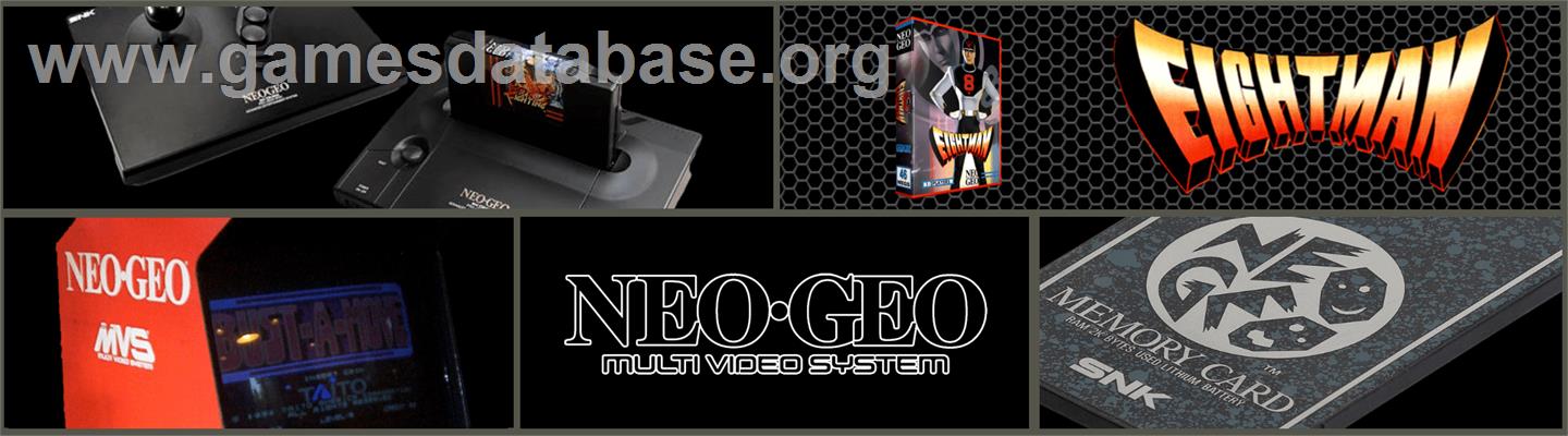 Eight Man - SNK Neo-Geo MVS - Artwork - Marquee
