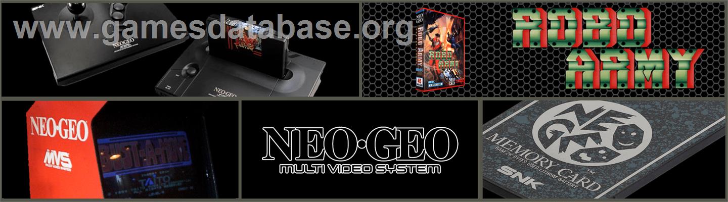 Robo Army - SNK Neo-Geo MVS - Artwork - Marquee