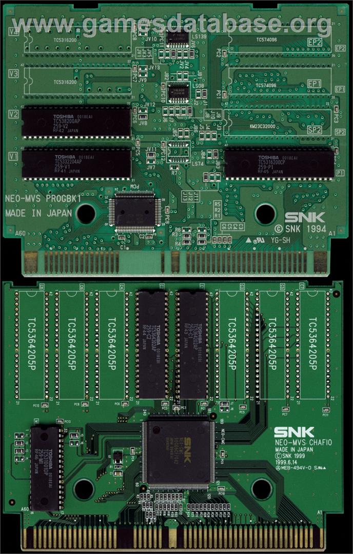 Bang Bead - SNK Neo-Geo MVS - Artwork - PCB