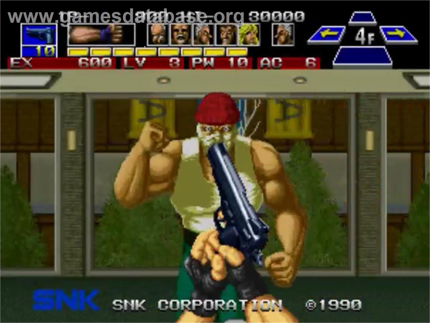 The Super Spy - SNK Neo-Geo MVS - Artwork - In Game