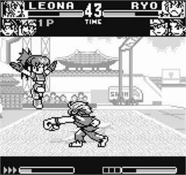 In game image of King of Fighters R-1 on the SNK Neo-Geo Pocket.