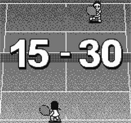 In game image of Pocket Tennis!: Pocket Sports Series on the SNK Neo-Geo Pocket.
