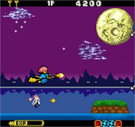 In game image of Fantastic Night Dreams: Cotton on the SNK Neo-Geo Pocket Color.