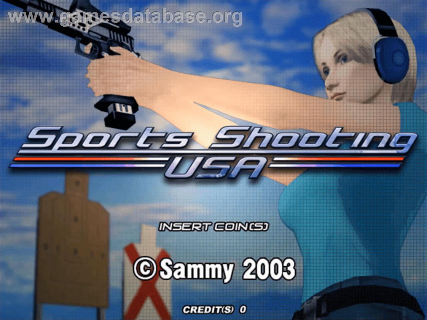 Sports Shooting USA - Sammy Atomiswave - Artwork - Title Screen