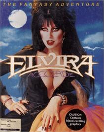 Box cover for Elvira: Mistress of the Dark on the ScummVM.