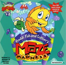 Box cover for Freddi Fish and Luther's Maze Madness on the ScummVM.