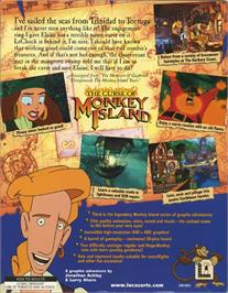 Box back cover for Curse of Monkey Island on the ScummVM.