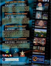 Box back cover for Flight of the Amazon Queen on the ScummVM.
